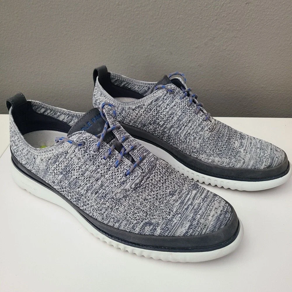 COLE HAAN 2.Zerogrand Stitchlite Ox Water Resistant Sneaker Shoes Grey Men's 11
